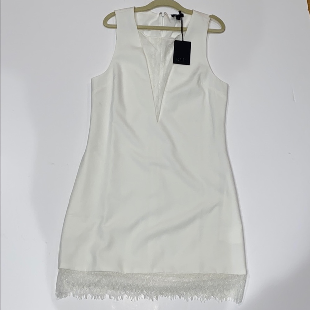 White Combination NBD mini dress